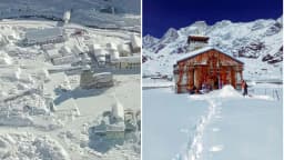 Snowfall in Kedarnath delaying Char Dham Yatra preparations 2026
